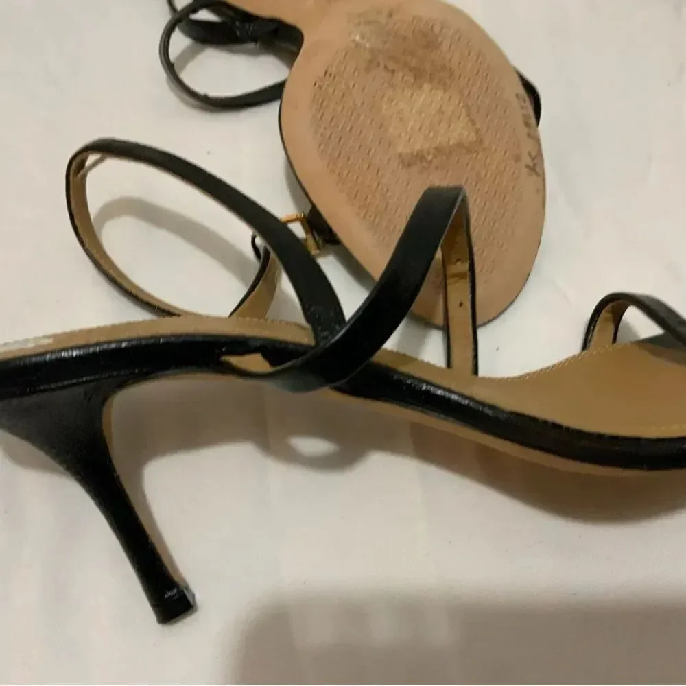Tory Burch Penelope Pumps Heels Leather Slingback Sandals Shoes Size 9